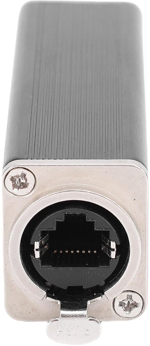 Ethernet Koppeling - RJ45 Verbinding - Netwerk Uitbreiding - IP68 Waterdicht - Vrouw Vrouw - Metaal