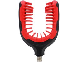Hengel Steun - Visserij Grip - Zoetwater Vissen - U-Vormig Antislip - 9.8x6.3 cm - Rood
