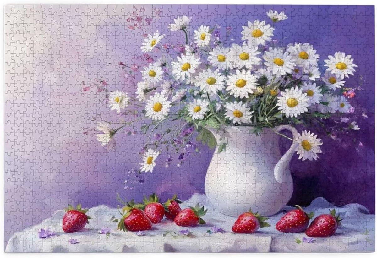 Puzzel 2000 stukjes - Legpuzzel Volwassenen - Ontspannend Tijdverdrijf - Gedetailleerd Fruit Design - 100 x 70 cm
