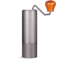 Handmatige Koffiemolen - Bonenmaler Burr - Verse Koffie Zetten - Instelbare Maalgraad - Compact Ontwerp - Aluminium