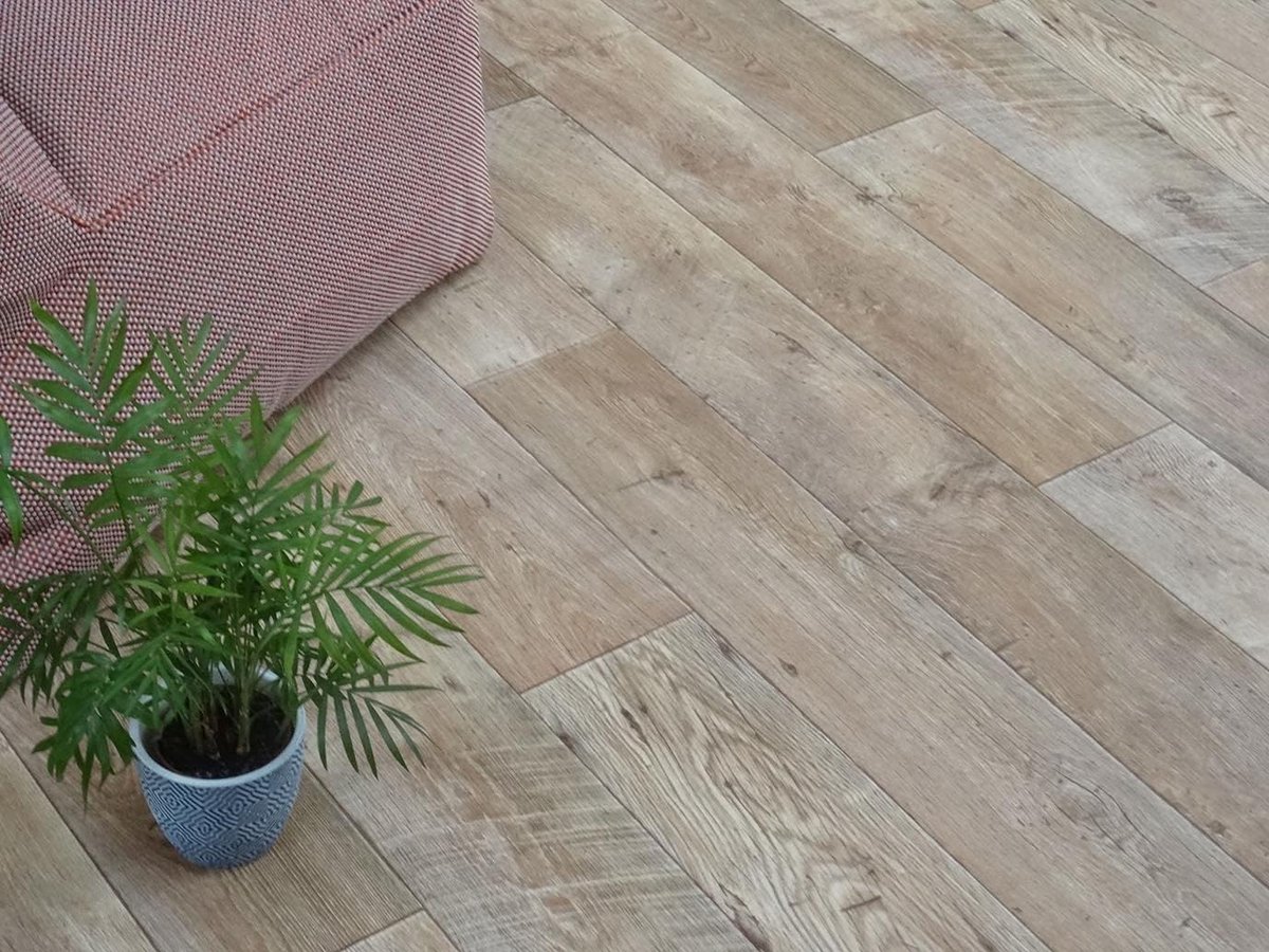 PVC vloerbedekking - Vinyl vloer - Woonkamer inrichting - Gladde afwerking - 2m x 1.5m