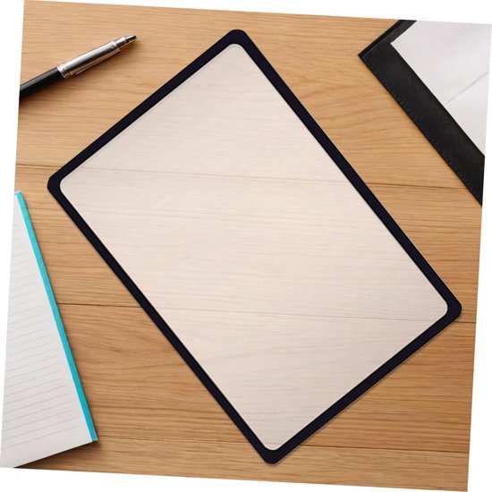 Handheld Leesloep - Draagbare Lens - Boeken Lezen - 3x Krachtige Vergroting - 18 x 12 cm - Zwart — afbeelding 3