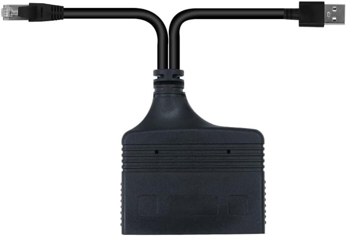Netwerk Kabel Splitter - LAN Adapter - Internet Delen - Hoge Snelheid 1000 Mbps