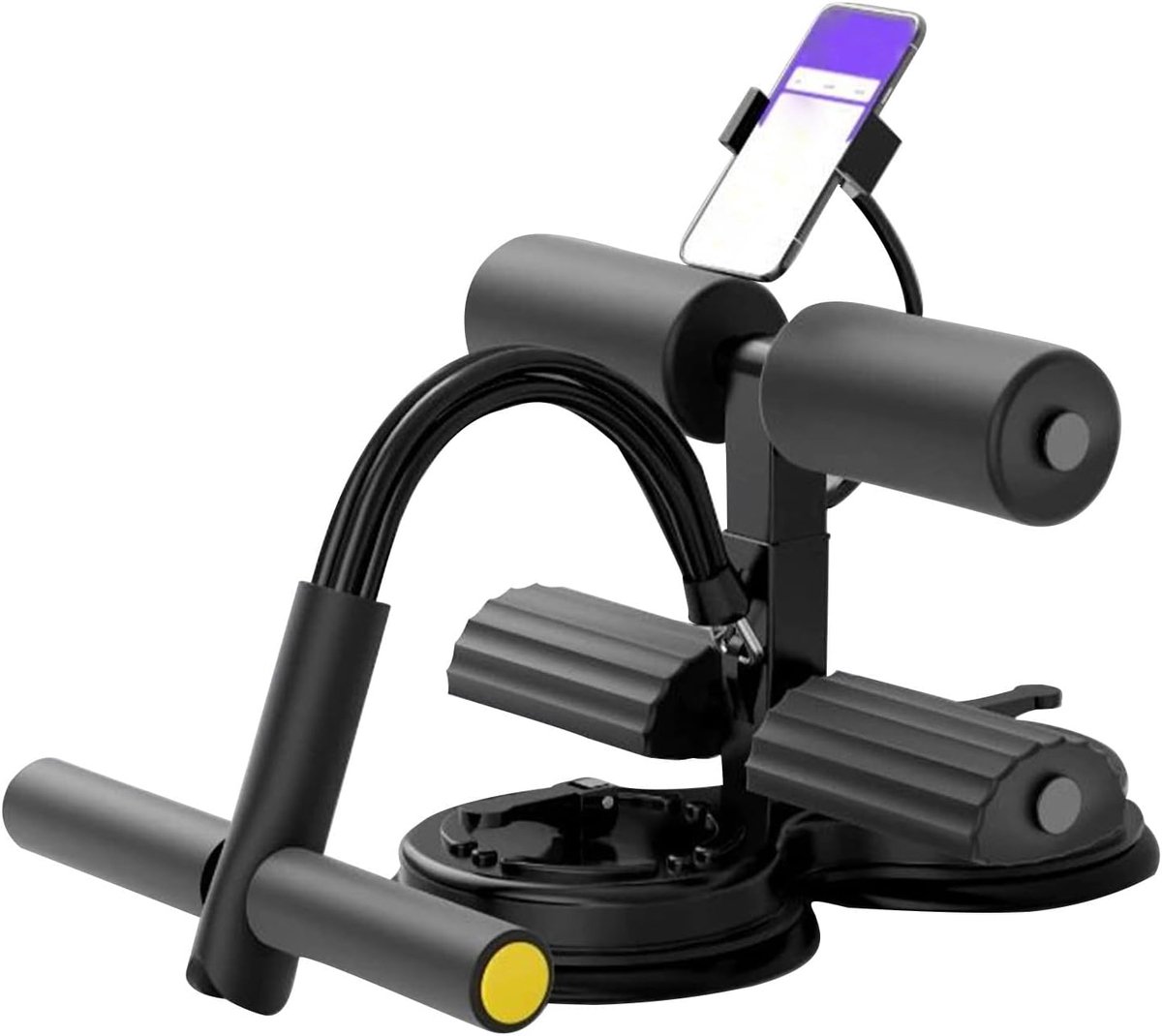 Zit Ondersteuner - Buiktrainer Basis - Thuis Fitness - Verstelbare Hoogte - 1.12 kg - Zwart