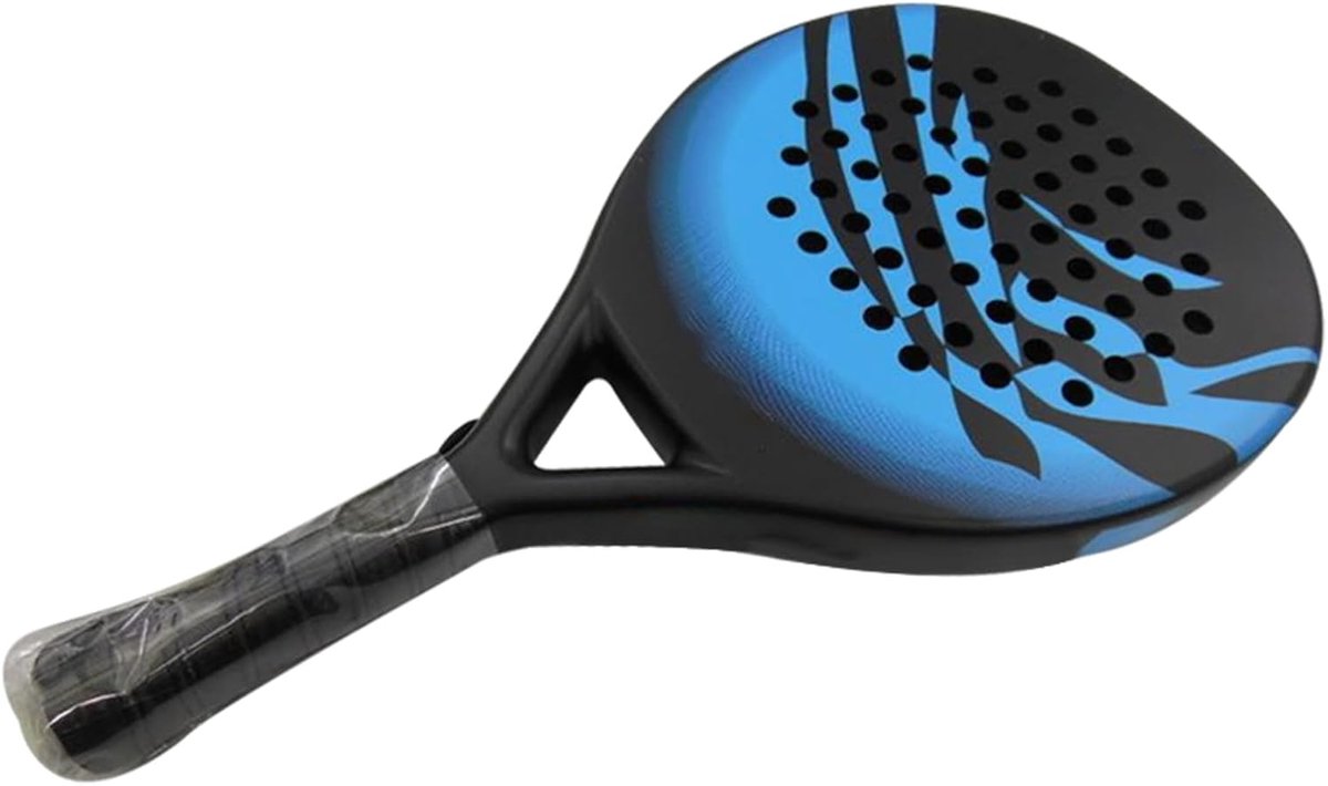 Tennisrackets Koolstofvezel - Sportmateriaal Beginners - Sporten Buiten - Schokabsorberend Ontwerp - 47x26.5x3.8 cm