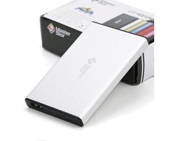 Externe Harde Schijf - Draagbare Opslag - Bestanden Overzetten - Super Speed USB 3.0 - 25-inch Formaat - Zilver