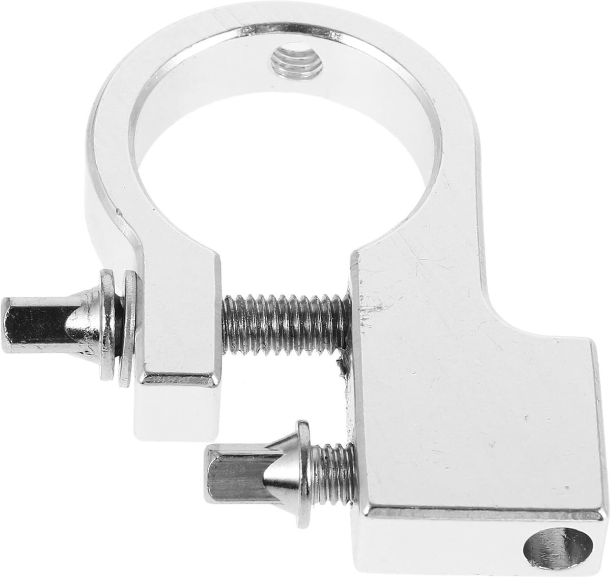 Drumstokklem - Percussie Accessoire - Drummen Verbeteren - Stevige Klem - 6x5.5x1cm - Zilver