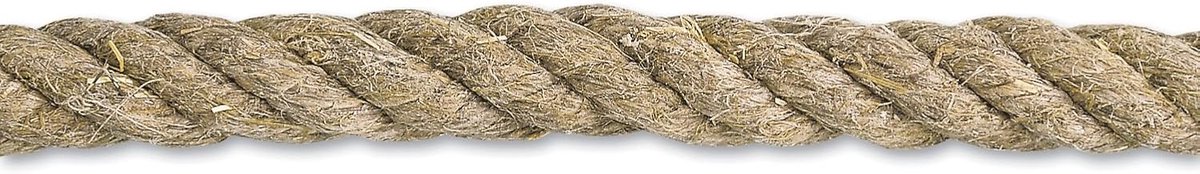 Hennep Touw - Natuurlijk Koord - Vastbinden - Biologisch Afbreekbaar - 16mm x 26m - Beige