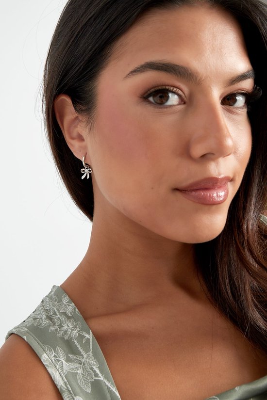 boucles d'oreilles avec noeud - boucles d'oreilles - acier inoxydable - sans nickel - couleur or - doré - cadeau - cadeau maman - astuce cadeau - Noël - chic