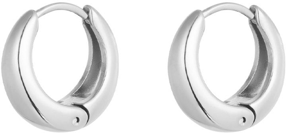 medium basic hoop oorbellen