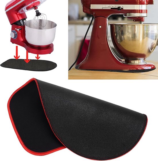 Roerder met Glijmat - Flexibele Rubberen Mixer - Keuken Mixer - Geschikt voor 4.5-5L - 33 x 20 cm — afbeelding 2
