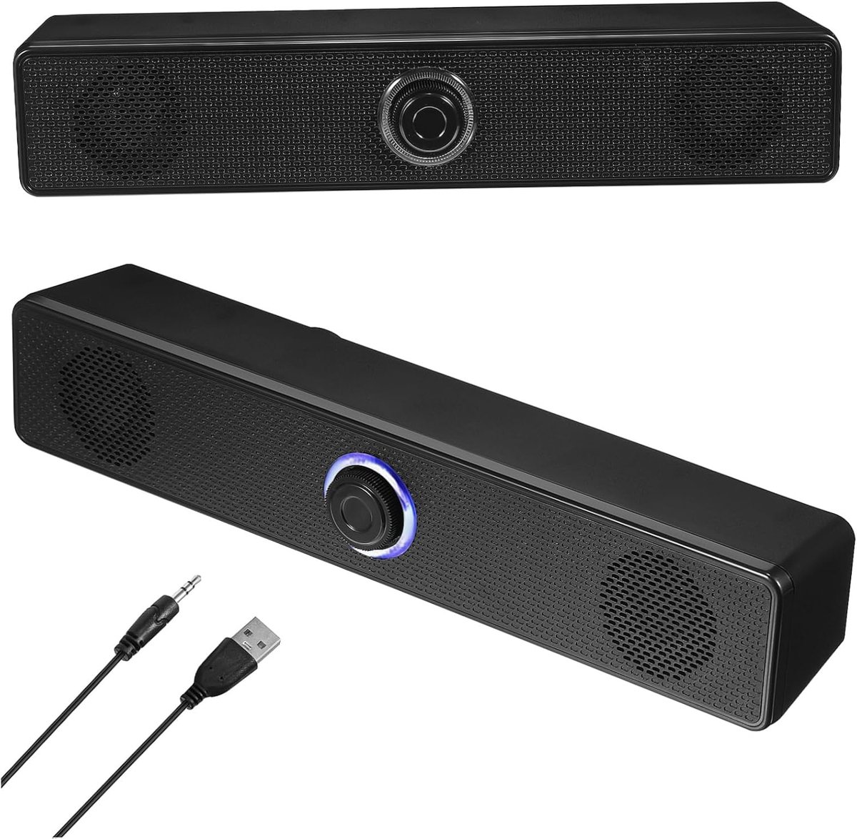 Draagbare Soundbar - Luidspreker Systeem - Muziek Films Gaming - Slank Compact Design - 31.5cm Breed - Zwart