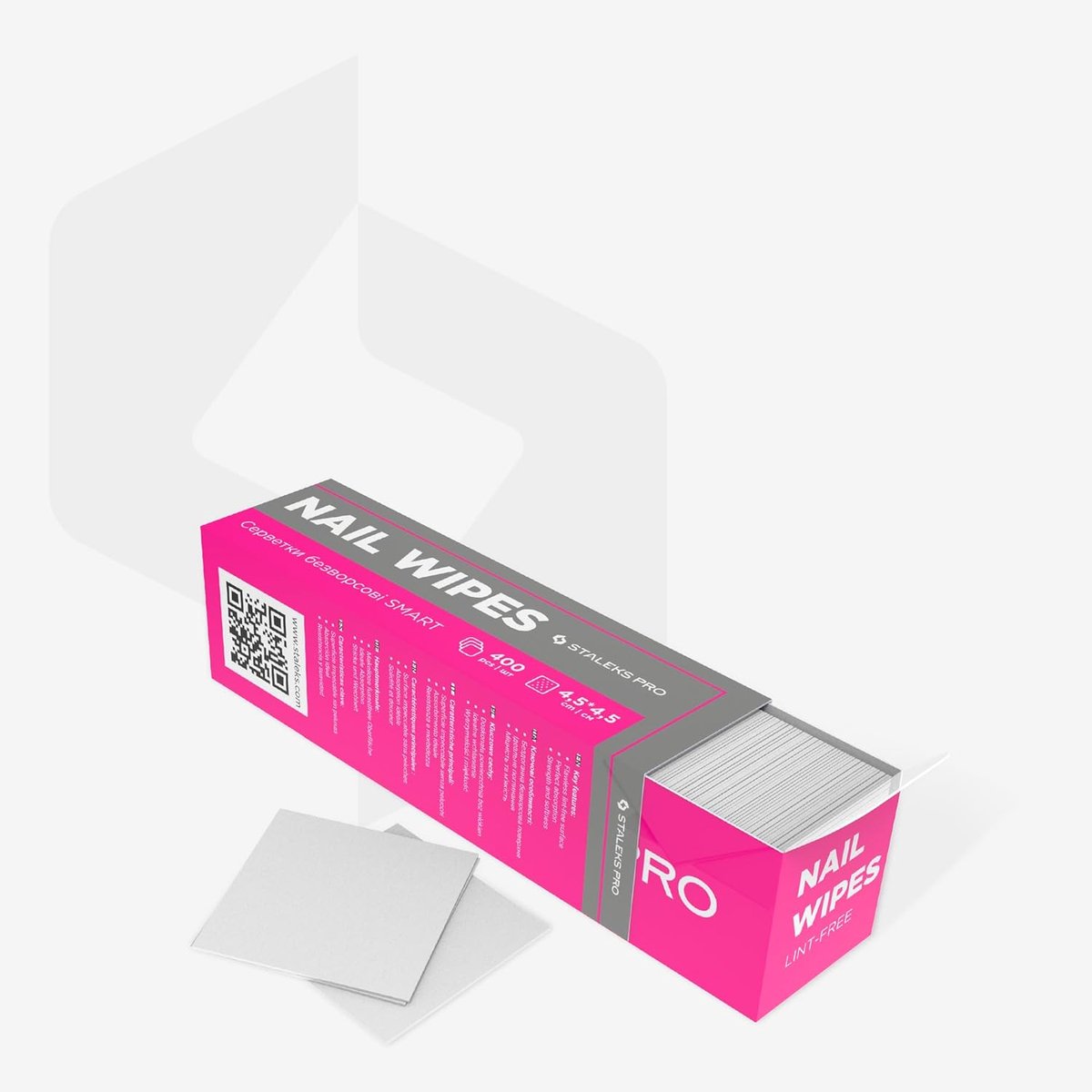 Pluisvrije Doekjes - Wegwerp Doekjes Absorberend - Manicure Pedicure Reinigen - Zachte Non-woven Materiaal - 400 Stuks
