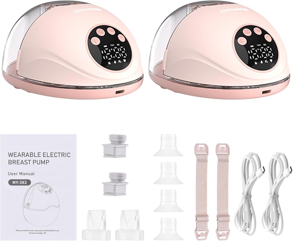 Draagbare Borstkolf - Handsfree Kolven - Melk Afkolven - Dubbele Pomp - 160 Ml Capaciteit