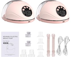 Draagbare Borstkolf - Handsfree Kolven - Melk Afkolven - Dubbele Pomp - 160 Ml Capaciteit