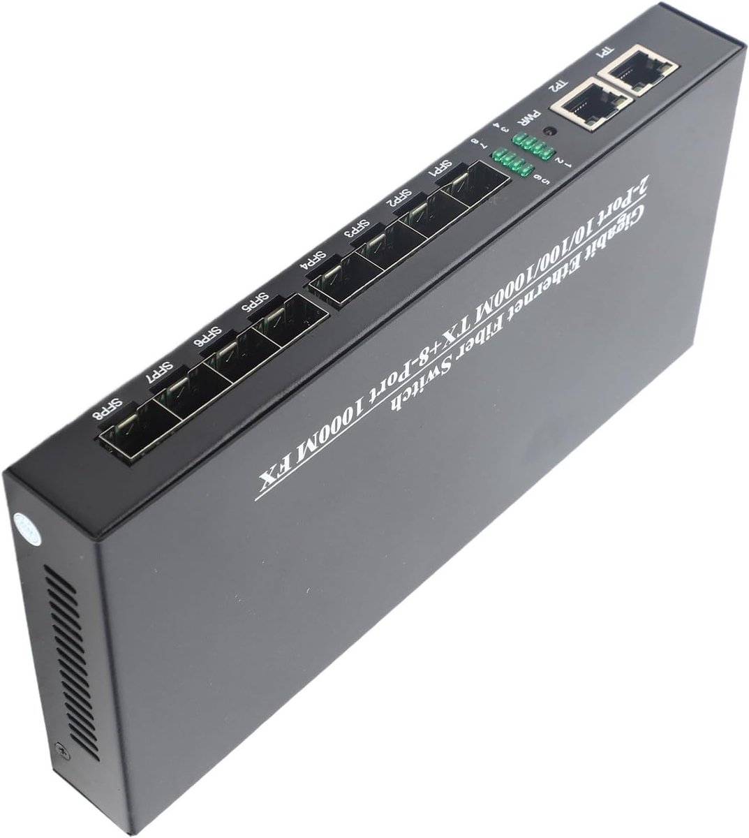 Ethernet Glasvezel Schakelaar - Netwerk Transceiver - Stabiele Netwerkverbinding - 125G Snelheid - 550m tot 10km