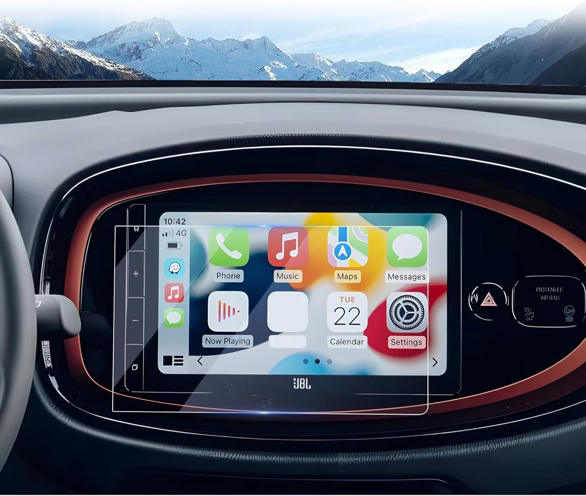 Navigatie Displayfolie - Schermbeschermer GPS - Auto Interieur - 6H Krasbestendig - 9 Inch