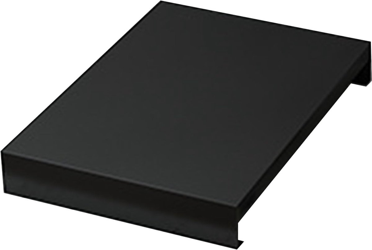 Kookplaat Beschermer - Aanrecht Vergroter - Keuken Organiseren - Eenvoudig Schoon Te Maken - 40 x 48 cm - Zwart