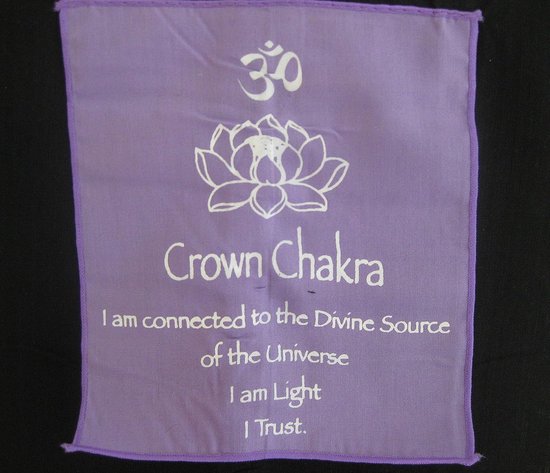 Meditatie Muurdecoratie - Gebedsvlag Banner - Yoga Therapie - 7 Chakra Ontwerp - 60 Inch Lang - Balans — afbeelding 4