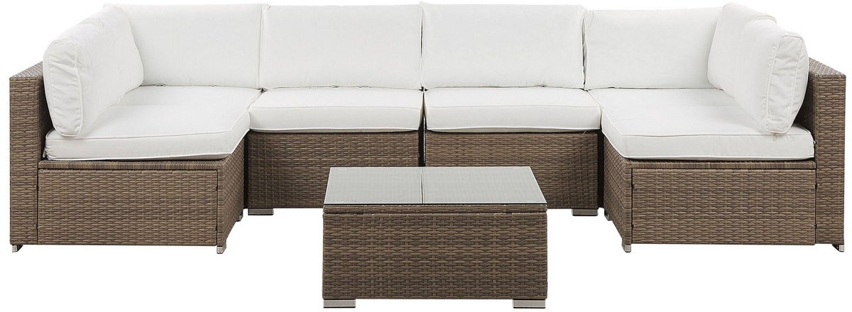 Beliani BELVEDERE Loungeset bruin