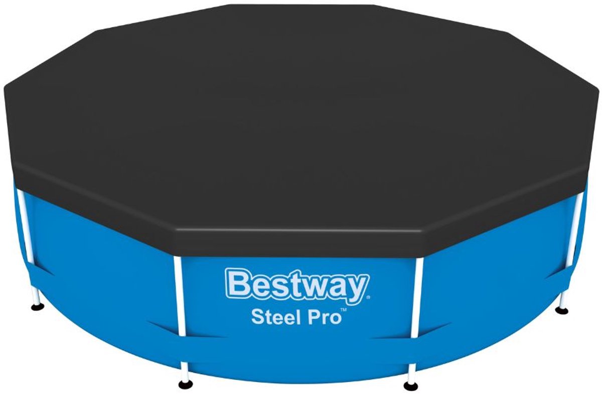 Bestway Afdekzeil rond ø305 cm - 58036 - Zwembad Afdekzeil - Zwembadhoes - Zwembad Bescherming - Afdekzeil Rond - Zwembad Afdekking