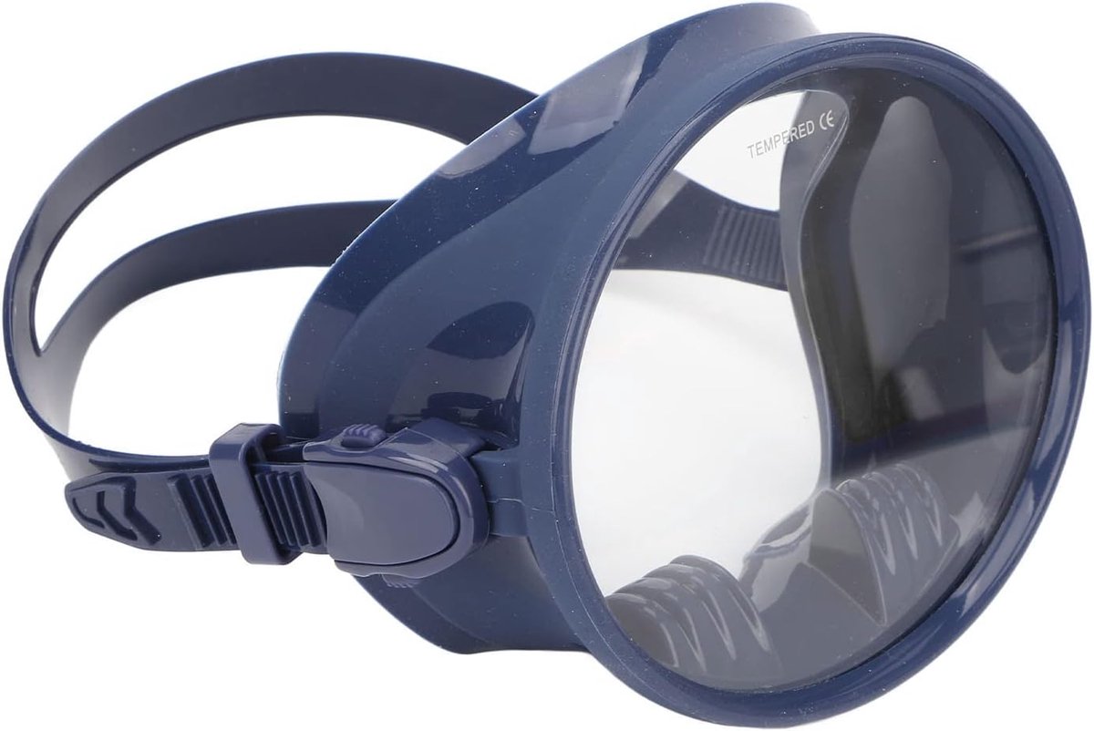 Snorkelbril Volwassenen - Duikmasker - Onderwater Zicht - Lekbestendig Breedbeeld - Verstelbaar - Blauw