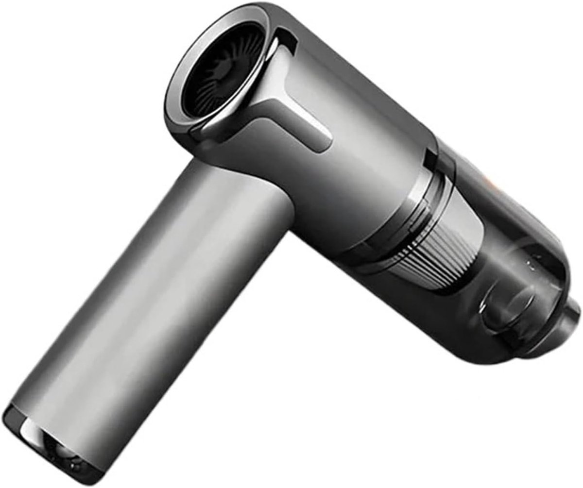 Draagbare Stofzuiger - Kruimelzuiger Auto - Snel Schoonmaken - 4-in-1 Multifunctioneel - 0.5L Capaciteit - Grijs