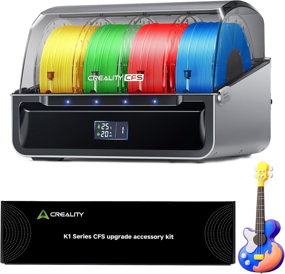 3D Printer Upgrade - Filament Systeem - Meerkleurig Printen - Geïntegreerd Mondstuk - 28 x 38 x 32 cm