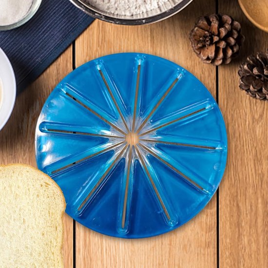 Mixer Accessoire - Opzetstuk Keukenmachine - Schoon Mengen - Anti-Spat Bescherming - 14.5 cm Breed - Blauw — afbeelding 3