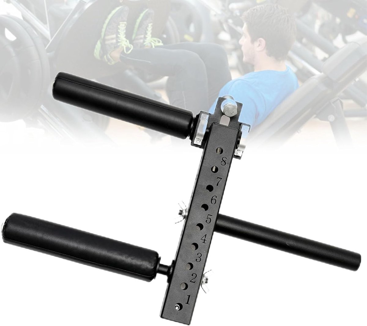 Beenstrekker Machine - Fitness Accessoire - Beenspiertraining - Verstelbaar & Afneembaar - 26mm Plaat Diameter