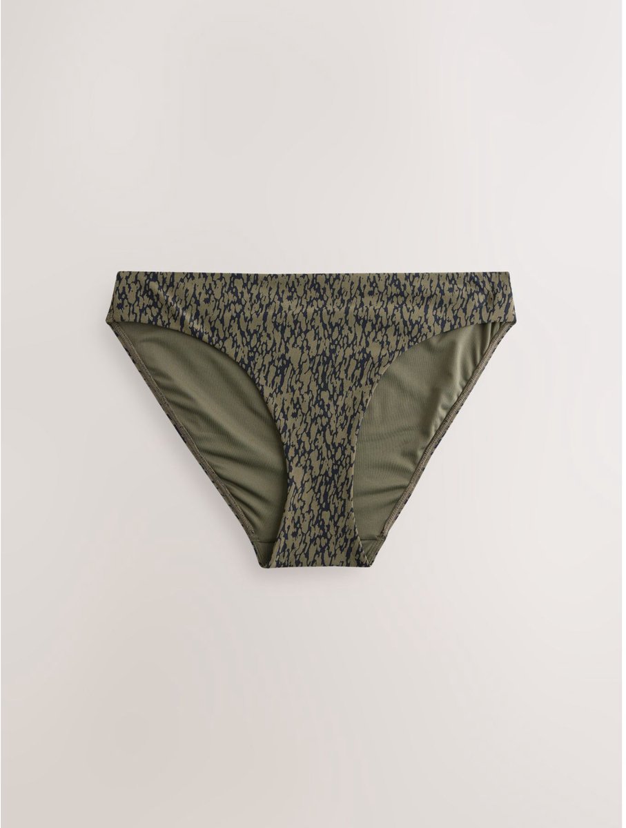 Next - Dames - Hoog opgesneden bikinislip - Groen