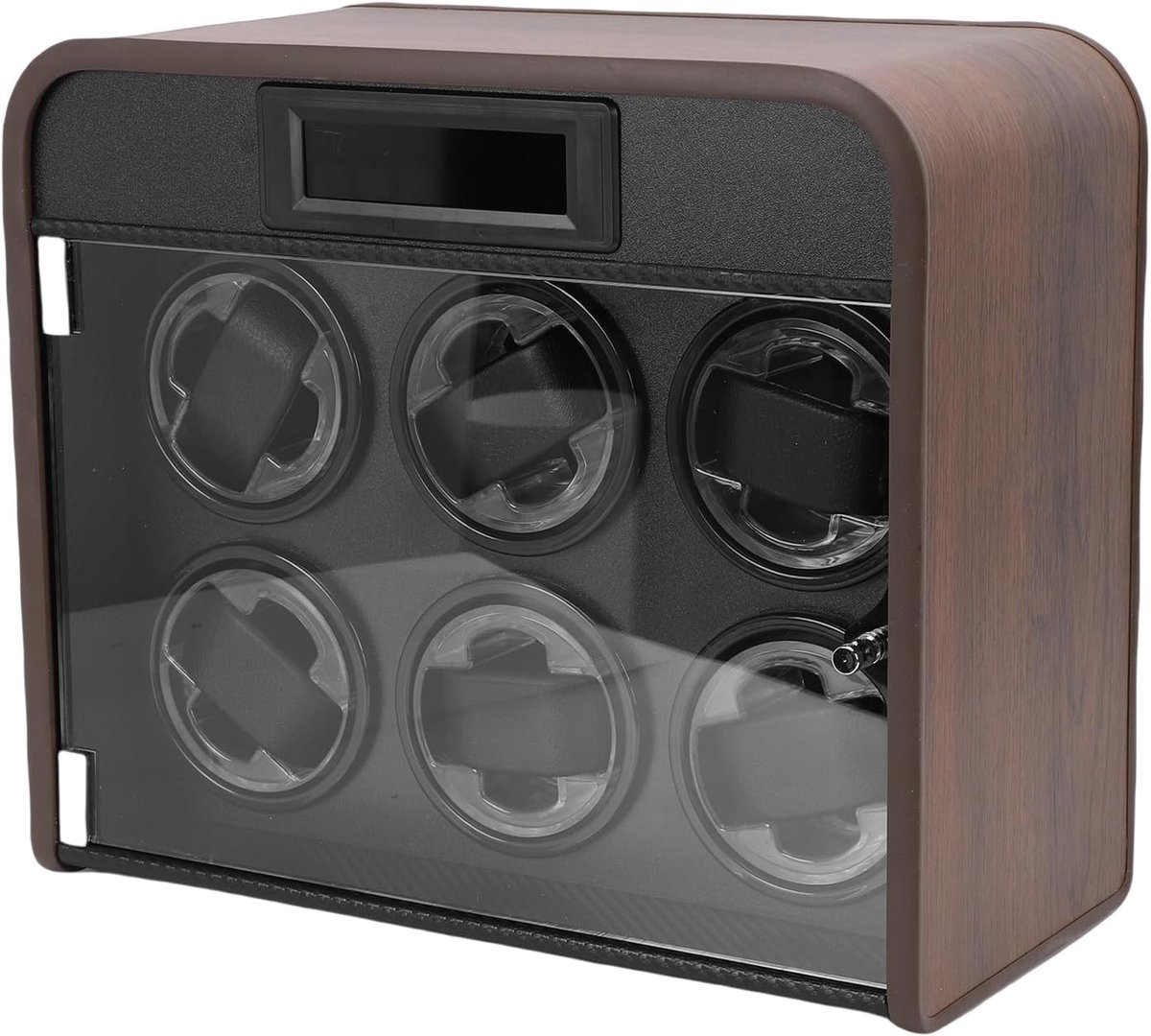 Horloge Oplader - Automatische Opwinder - Horloge Verzameling - Stille Werking 10dB - 41x36x24 cm - Houtkleurig