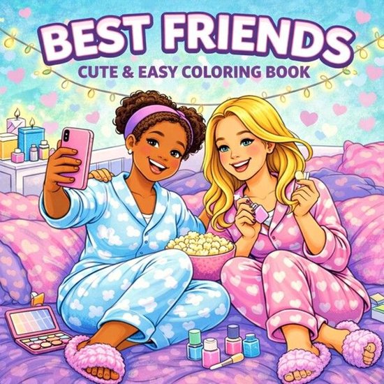 Best Friends: Coloring Book for Adults and Teens Featuring S ... - cover