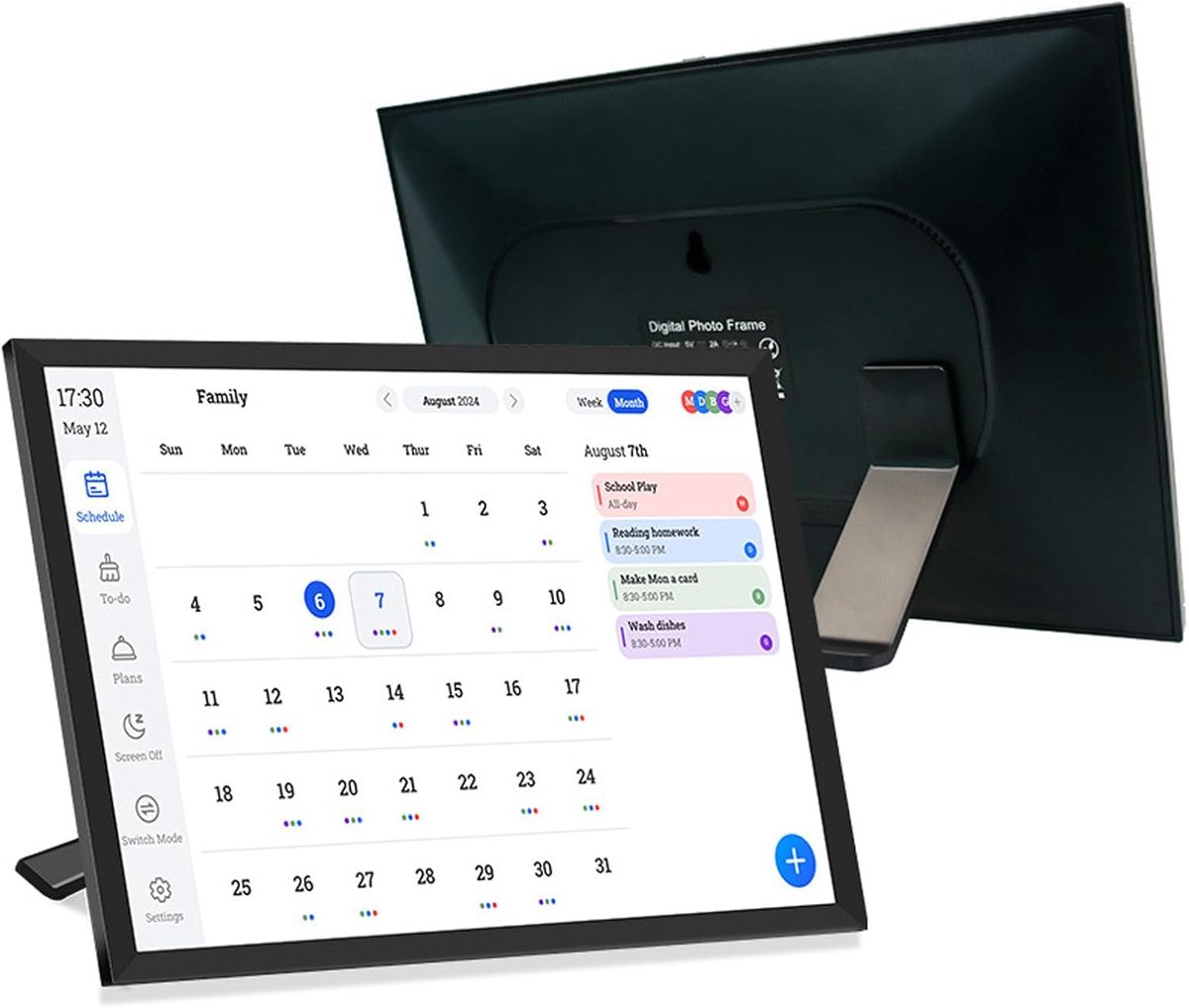 Digitale Agenda - Slimme Planner - Familie Organiseren - HD Touchscreen Wifi - 10.1 Inch
