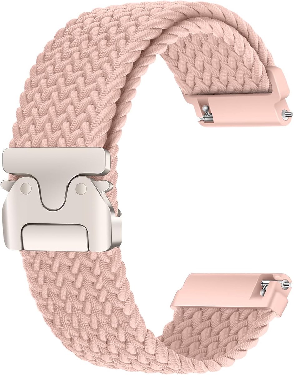 Nylon Horlogeband - Geweven Band - Smartwatch Vervanging - Verstelbare Pasvorm - 18 20 22mm