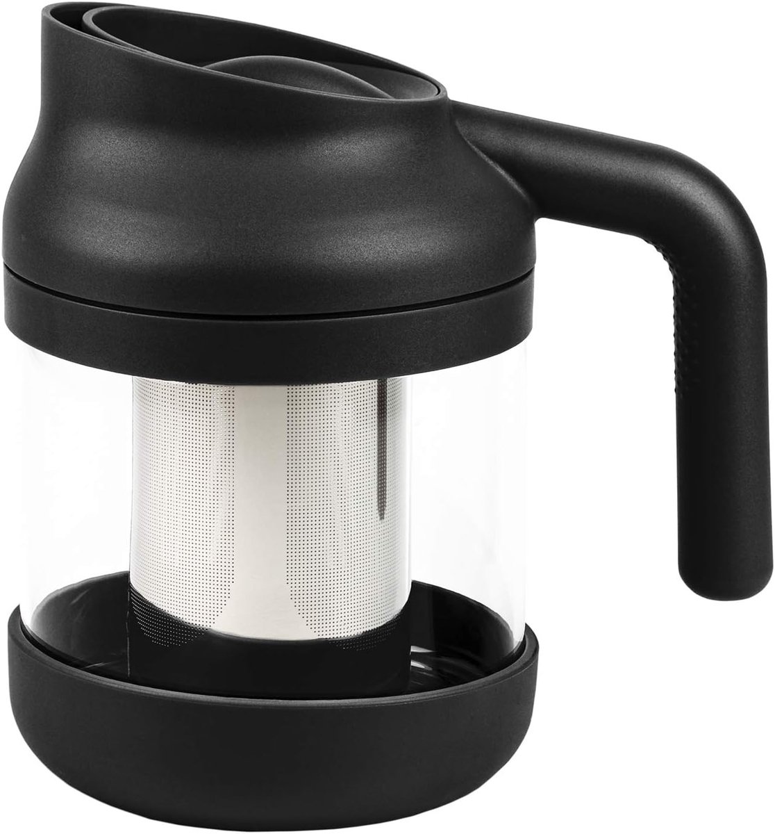 Cold Brew Koffiepot - IJskoffie Maker - Koffie Zetten - Herbruikbaar Filter - 850ml - Zwart