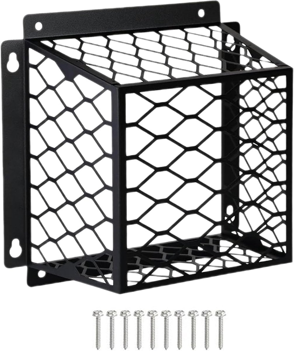 Droogtrommel Ventilatiescherm Buitenafdekking Ventilatie Bescherming Weerbestendig Ontwerp 27x25x15 cm Zwart