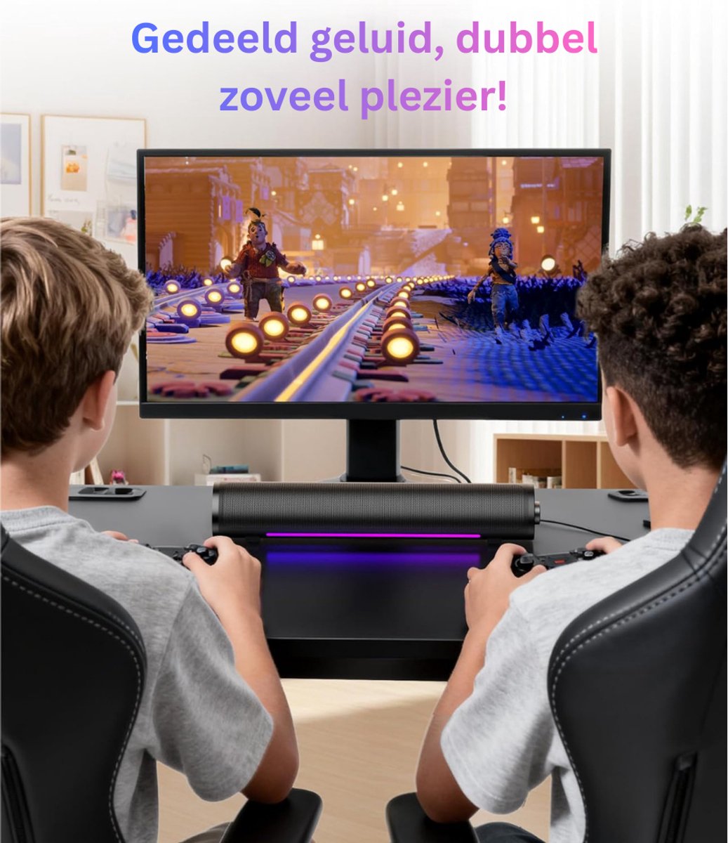 Soundbar Plug & Play 6W Soundbar voor PC - afbeelding 3