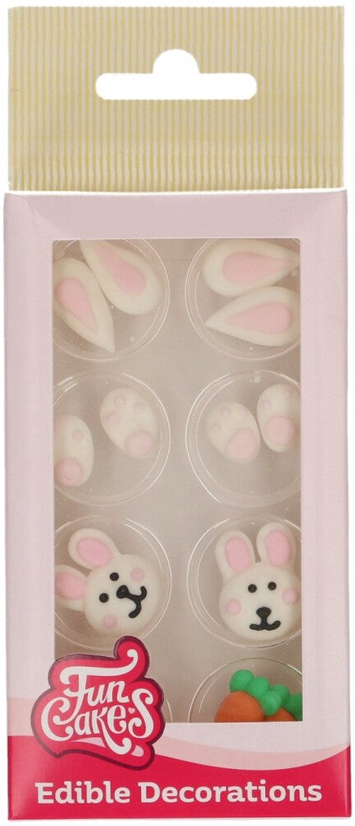 FunCakes Suikerdecoraties - Pasen - 14 Stuks - Eetbare Taartdecoratie