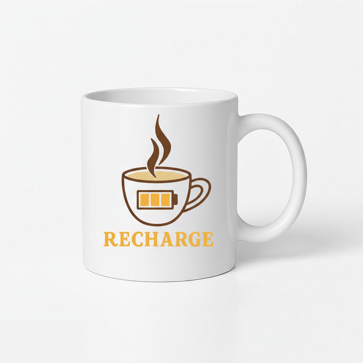 Koffie Mok Recharge - Energie Boost Mok voor Koffieliefhebbers