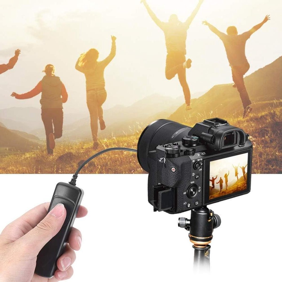 Remote Shutter Release, Camera Timer Afstandsbediening voor A7 A7R A7II - Verbeterde Versie