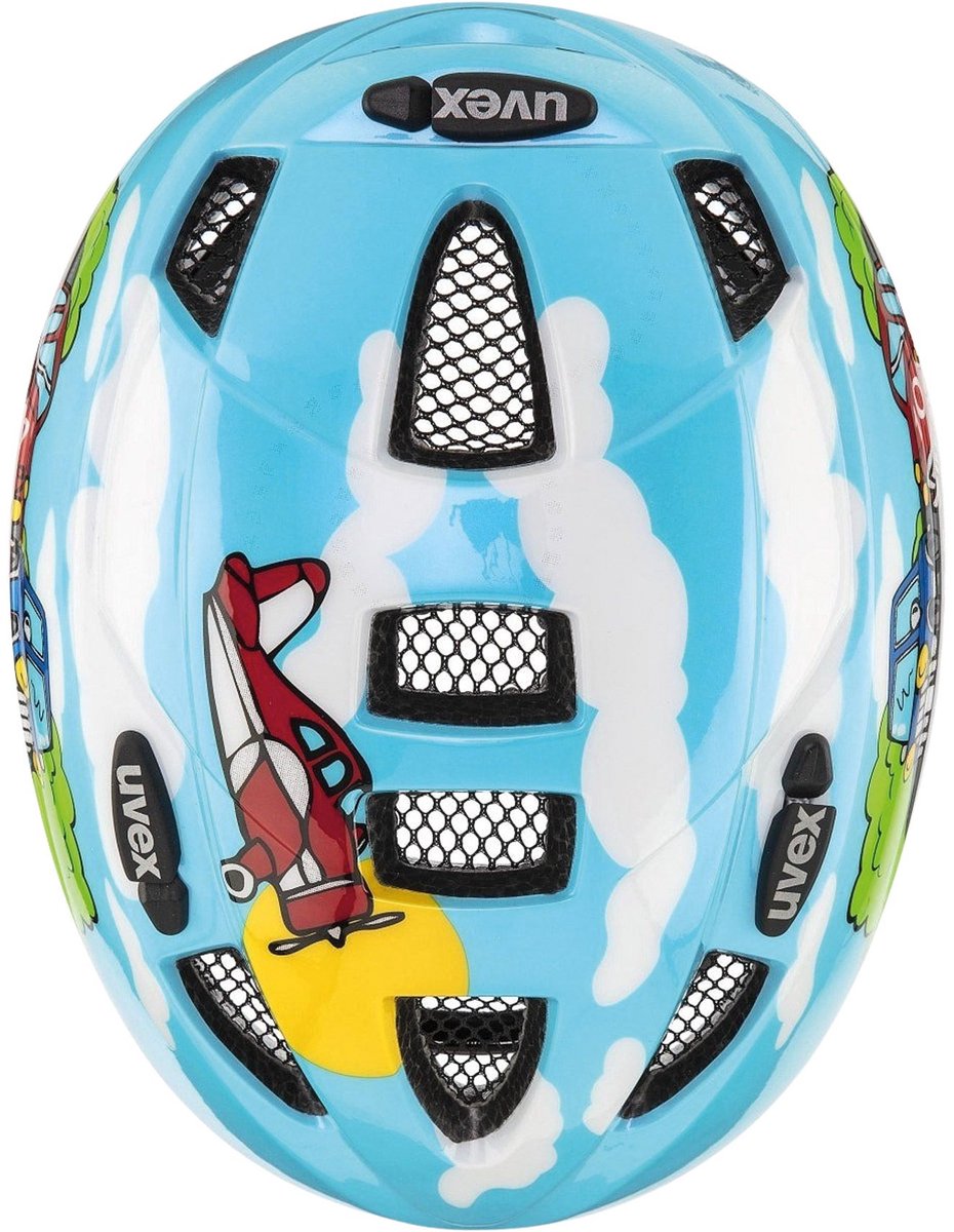 uvex Kid 2 Fietshelm Kind Blue - Unisex - maat 46-52 – foto 4