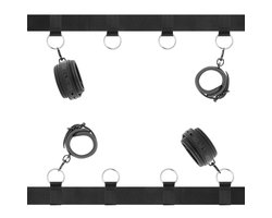 FETISH SUBMISSIVE BONDAGE | Fetish Submissive Luxury Bed Restraints Complete Set | Extreme BDSM | Bondage Games | Sex Toys for Couples | Sex Games