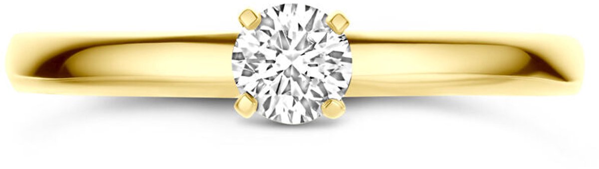 14K Geelgouden Ring Lab Grown Diamant 0.25ct G VS – 4034589
