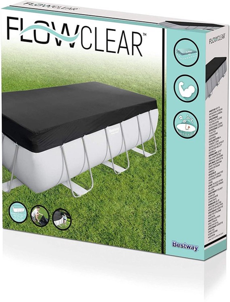 Bestway Flowclear afdekhoes zwembad 404 cm