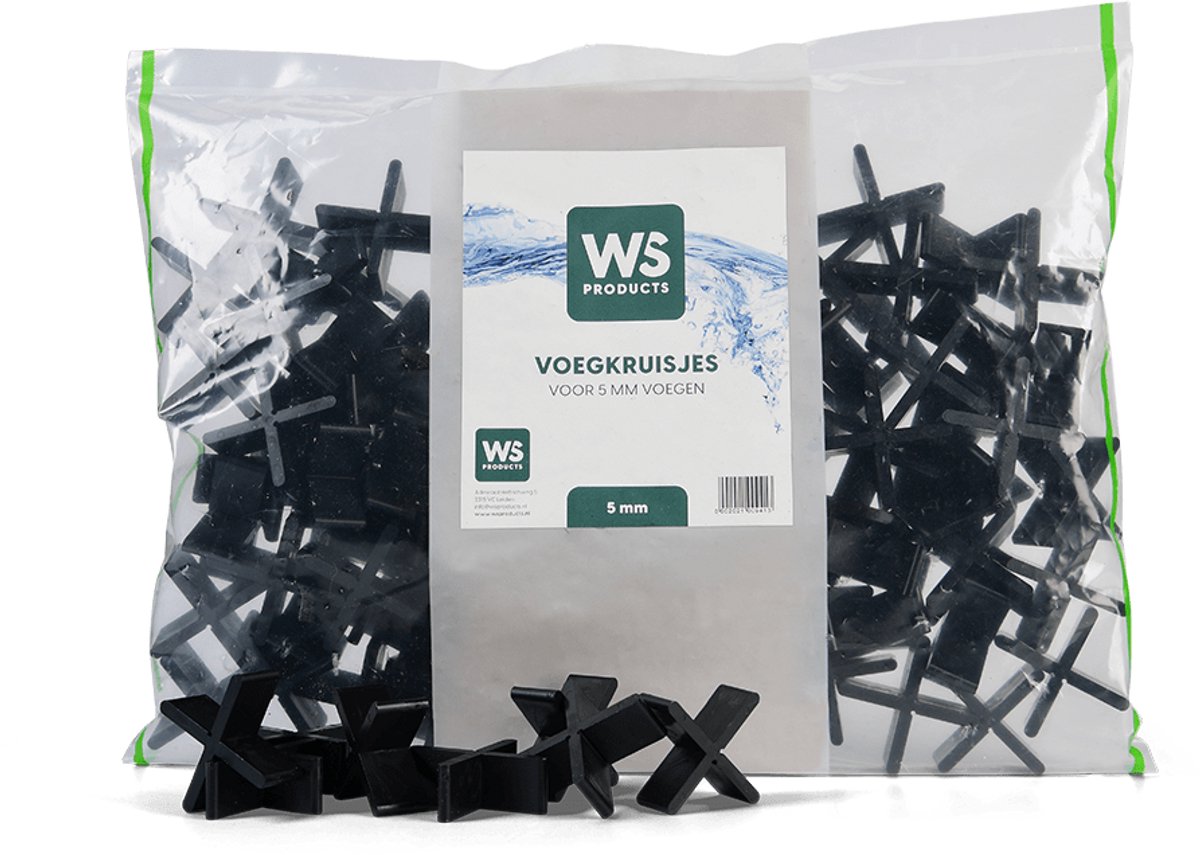 Hortus - Ws voegkruisjes 5mm 100st. p. zak