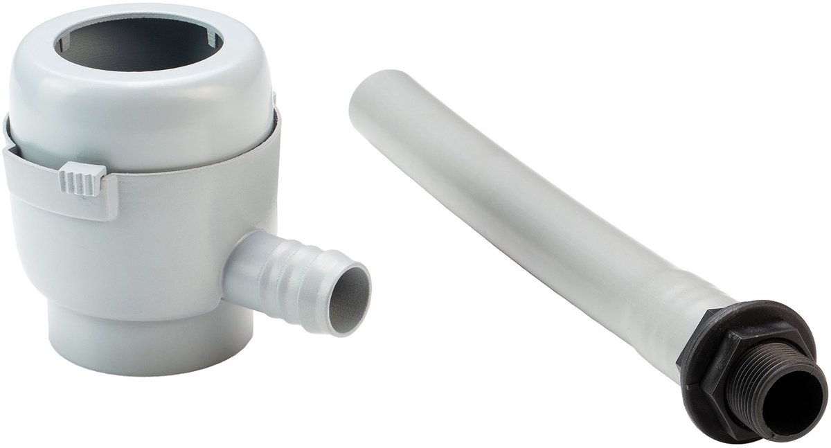 Garantia Collecteur d'eau de pluie Mini DN 50-60 gris incl. cartouche filtrante