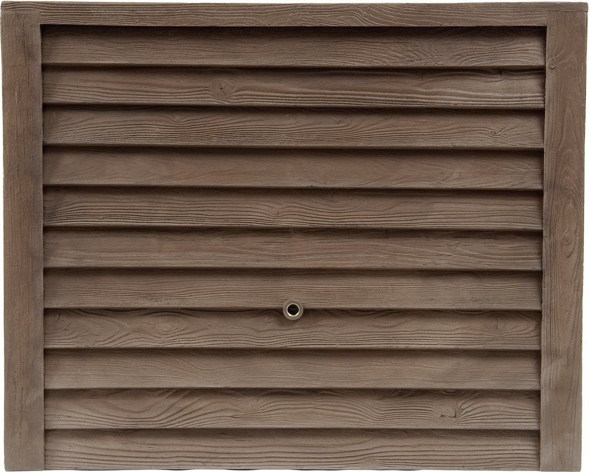 Garantia Woody colonne récupératrice d'eau 350 L bois foncé