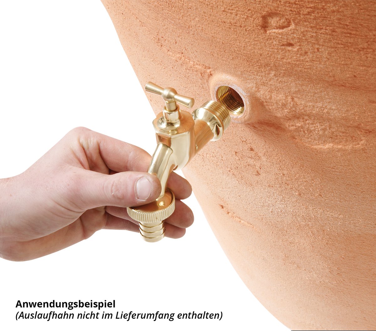 Garantia Antik Amfoor 360 liter terracotta