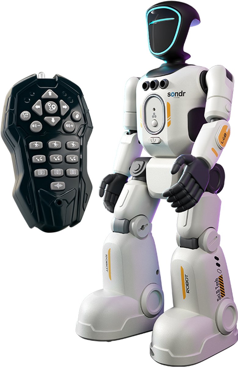 Interactieve Robot Kind - Afstandsbediening & Gesture Control - Opnemen & Afspelen - Licht & Geluid - Oplaadbaar Speelgoed